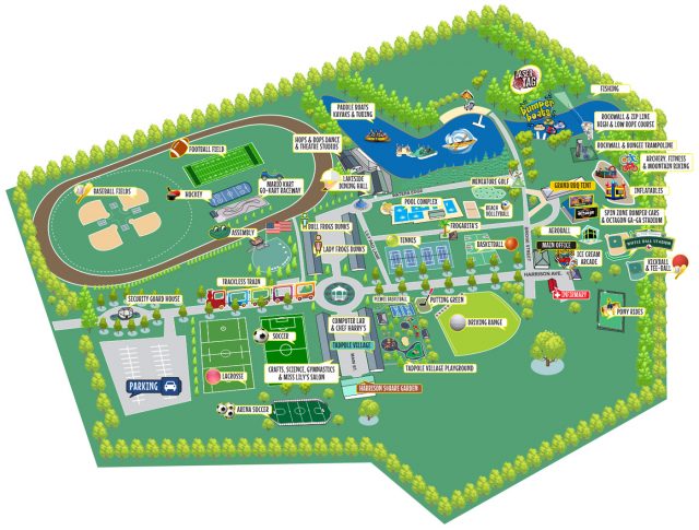 Frogbridge Day Camp Map